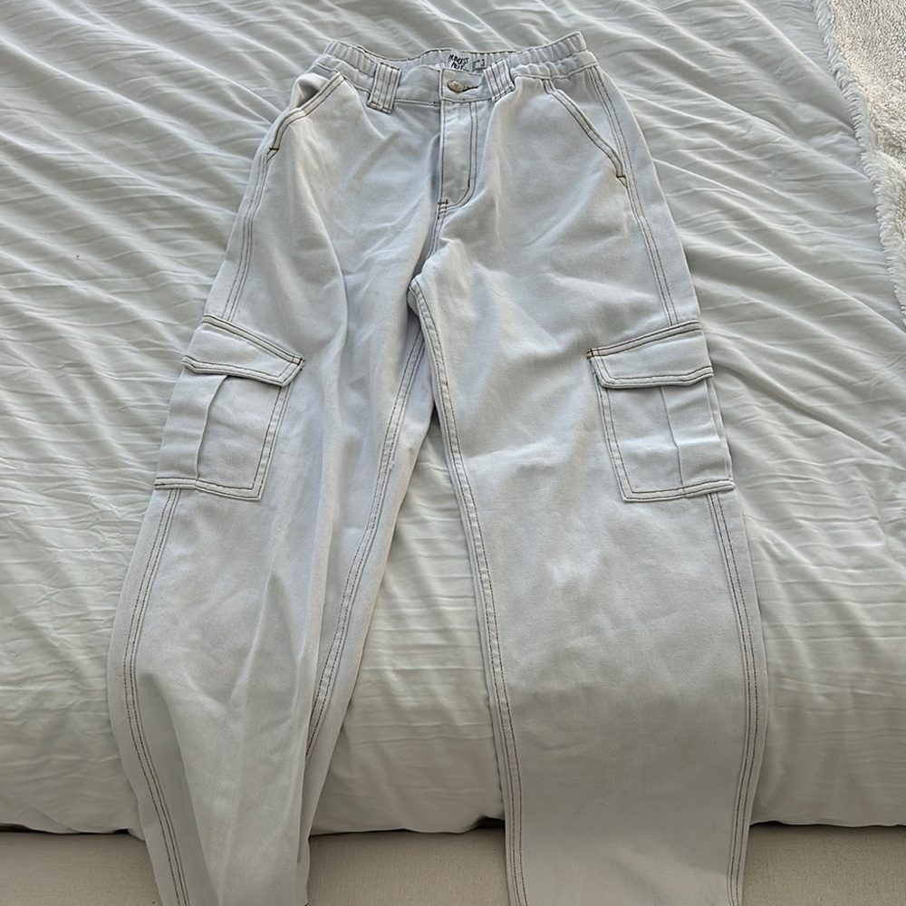 Light Gray Cargo Pants